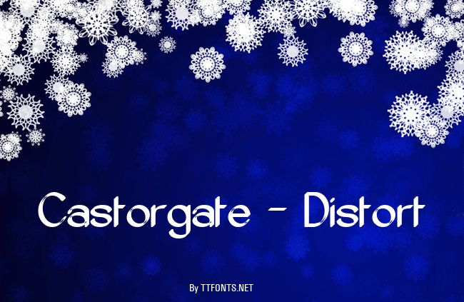 Castorgate - Distort example